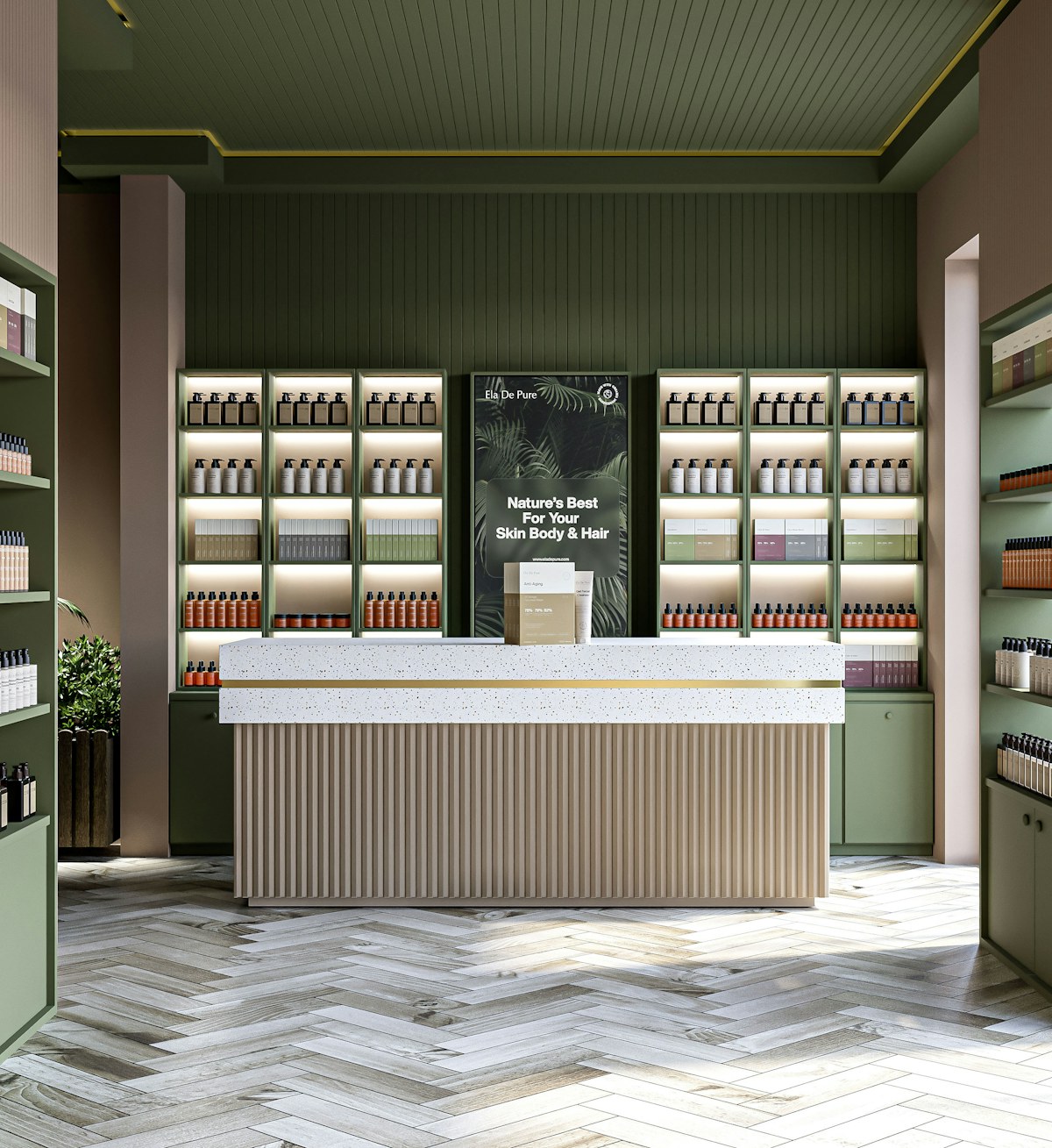 Ambiente premium de skincare